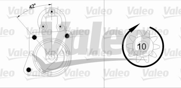 Valeo 455903 - Démarreur cwaw.fr