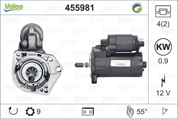 Valeo 455981 - Démarreur cwaw.fr