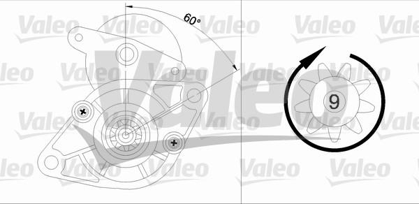 Valeo 455924 - Démarreur cwaw.fr