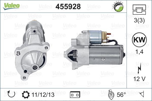 Valeo 455928 - Démarreur cwaw.fr