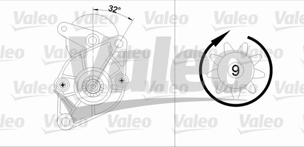 Valeo 455599 - Démarreur cwaw.fr