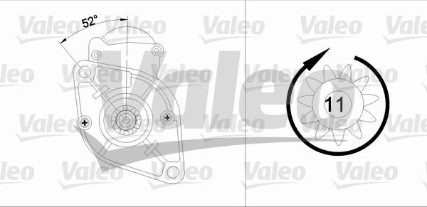 Valeo 455595 - Démarreur cwaw.fr