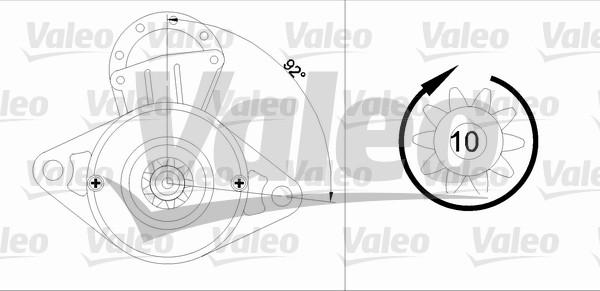 Valeo 455596 - Démarreur cwaw.fr