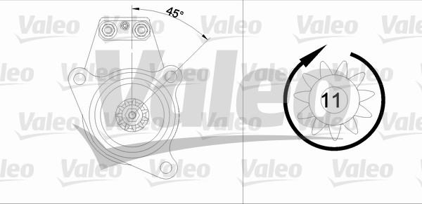 Valeo 455544 - Démarreur cwaw.fr