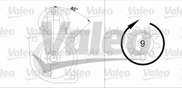 Valeo 455545 - Démarreur cwaw.fr