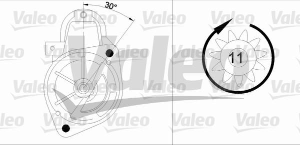 Valeo 455554 - Démarreur cwaw.fr