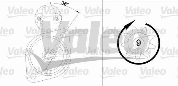 Valeo 455555 - Démarreur cwaw.fr