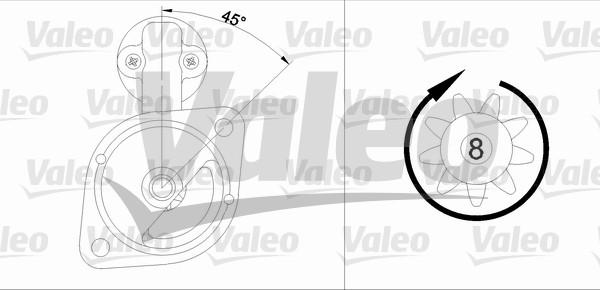 Valeo 455558 - Démarreur cwaw.fr