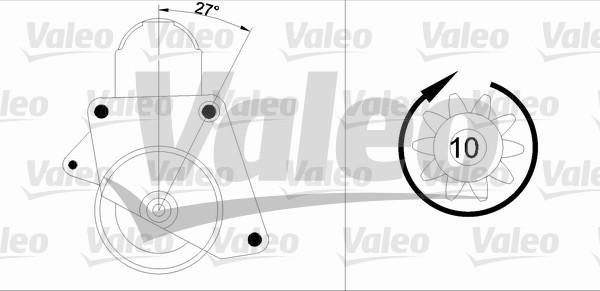 Valeo 455552 - Démarreur cwaw.fr