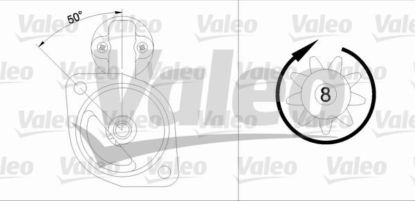 Valeo 455557 - Démarreur cwaw.fr