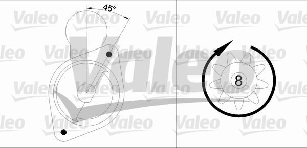 Valeo 455568 - Démarreur cwaw.fr