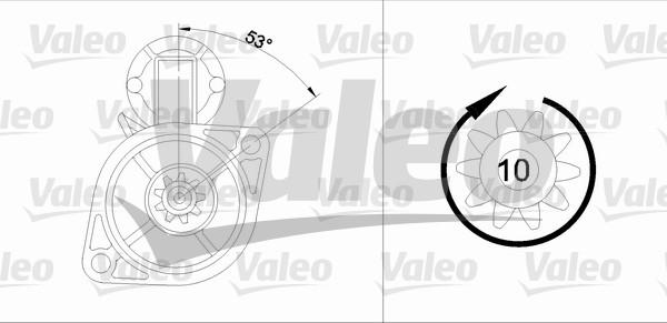 Valeo 455563 - Démarreur cwaw.fr