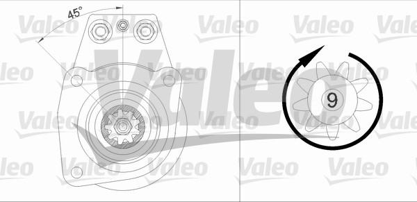 Valeo 455505 - Démarreur cwaw.fr