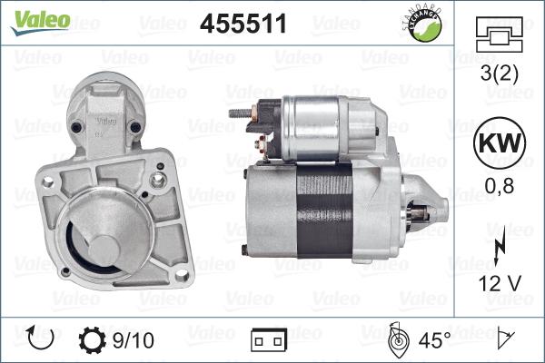 Valeo 455511 - Démarreur cwaw.fr