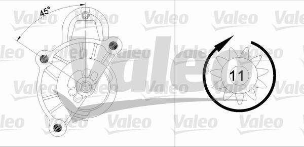 Valeo 455513 - Démarreur cwaw.fr