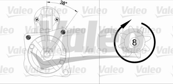 Valeo 455582 - Démarreur cwaw.fr