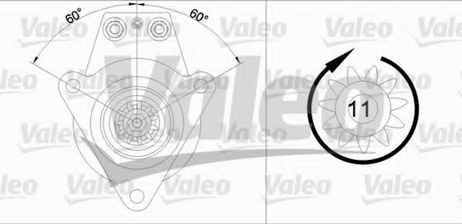 Valeo 455 535 - Démarreur cwaw.fr