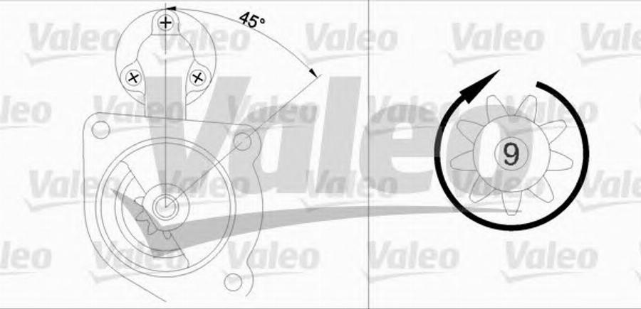 Valeo 455521 - Démarreur cwaw.fr