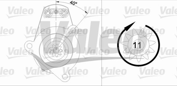 Valeo 455522 - Démarreur cwaw.fr