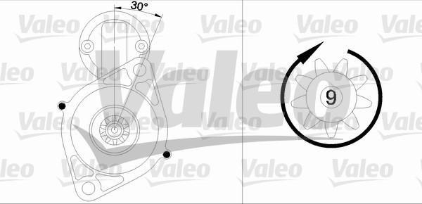 Valeo 455574 - Démarreur cwaw.fr