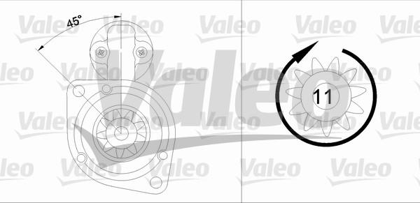 Valeo 455572 - Démarreur cwaw.fr