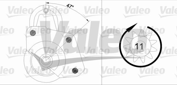 Valeo 455698 - Démarreur cwaw.fr