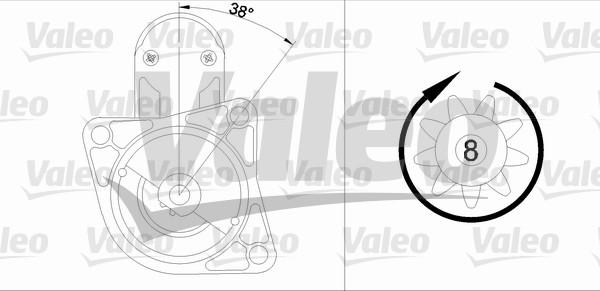 Valeo 455665 - Démarreur cwaw.fr