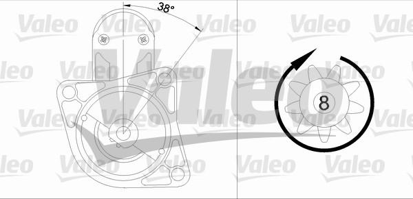 Valeo 455609 - Démarreur cwaw.fr