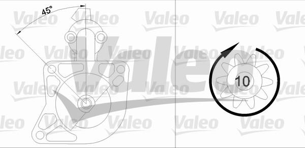 Valeo 455605 - Démarreur cwaw.fr