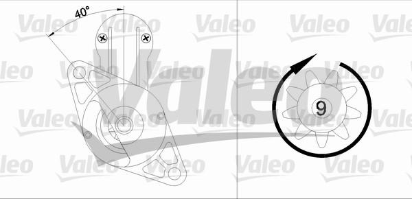 Valeo 455611 - Démarreur cwaw.fr