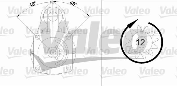 Valeo 455688 - Démarreur cwaw.fr