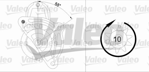 Valeo 455687 - Démarreur cwaw.fr