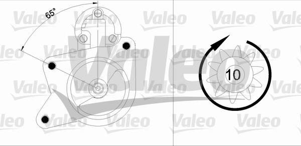 Valeo 455840 - Démarreur cwaw.fr