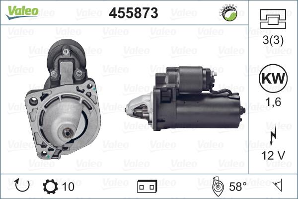 Valeo 455873 - Démarreur cwaw.fr