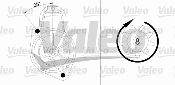 Valeo 455740 - Démarreur cwaw.fr