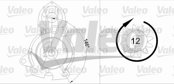 Valeo 455703 - Démarreur cwaw.fr