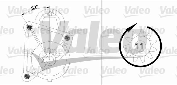 Valeo 455719 - Démarreur cwaw.fr