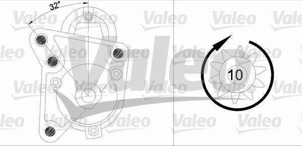 Valeo 455738 - Démarreur cwaw.fr