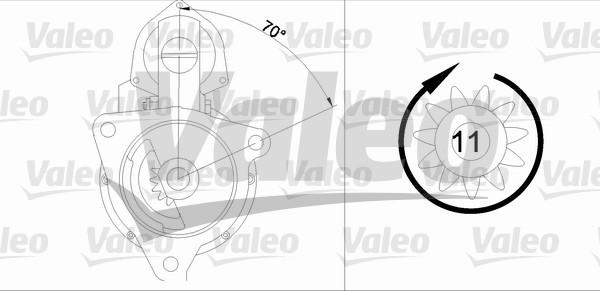 Valeo 455733 - Démarreur cwaw.fr