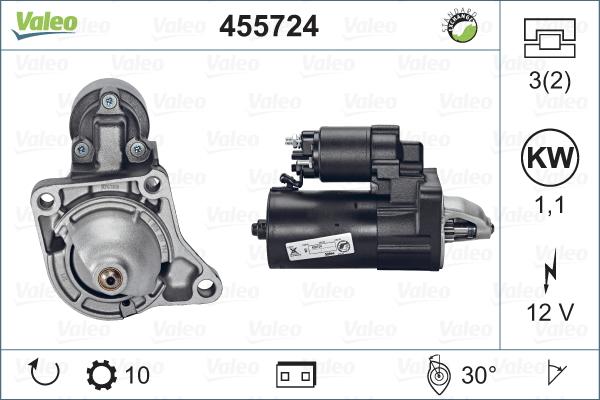 Valeo 455724 - Démarreur cwaw.fr