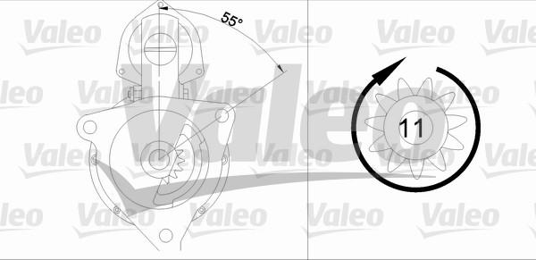 Valeo 455723 - Démarreur cwaw.fr