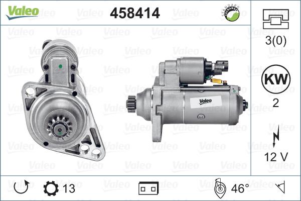 Valeo 458414 - Démarreur cwaw.fr