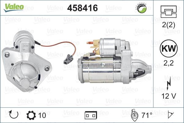 Valeo 458416 - Démarreur cwaw.fr