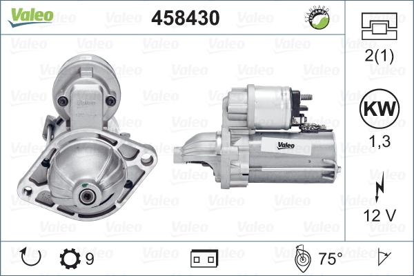 Valeo 458430 - Démarreur cwaw.fr