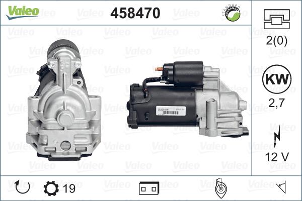 Valeo 458470 - Démarreur cwaw.fr