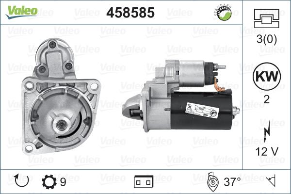 Valeo 458585 - Démarreur cwaw.fr