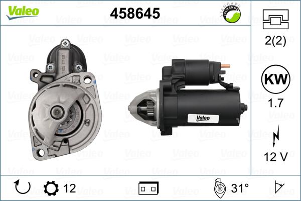 Valeo 458645 - Démarreur cwaw.fr