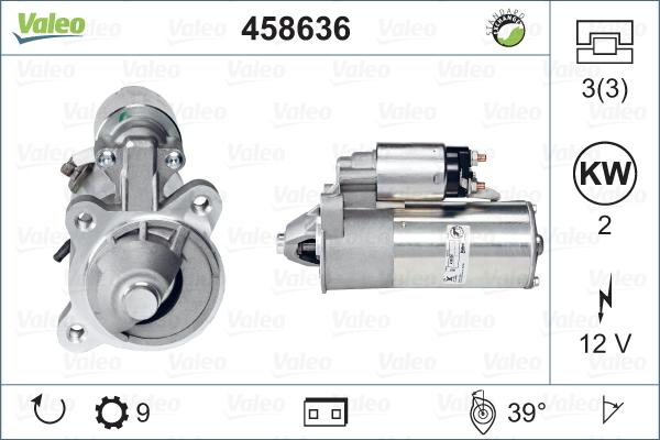 Valeo 458636 - Démarreur cwaw.fr