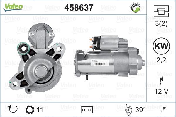 Valeo 458637 - Démarreur cwaw.fr