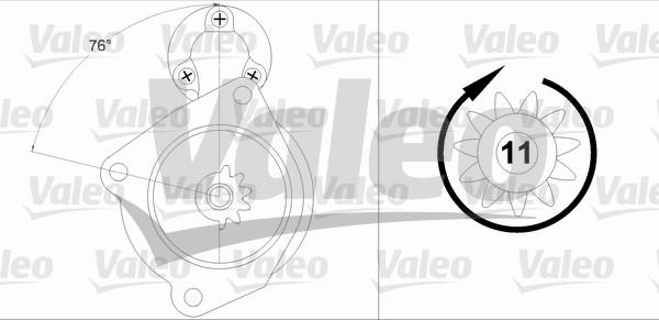 Valeo 458199 - Démarreur cwaw.fr